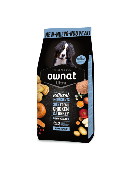 OWNAT Perro ULTRA SUPERPREMIUM MAXI JUNIOR 3 kg